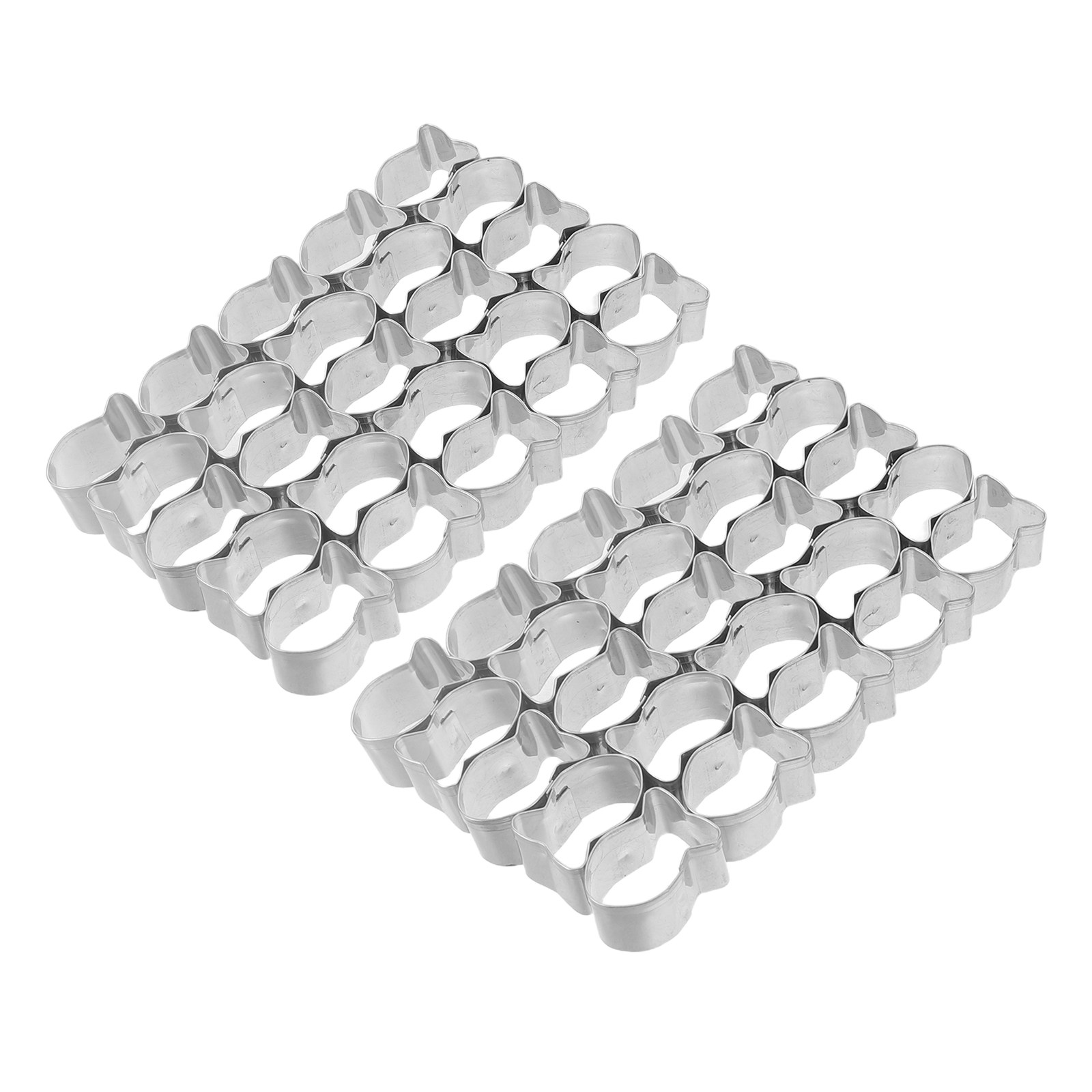 Kitchen Baking Gadgets - 2Pcs Fish Cookie Cutter Stainless Steel