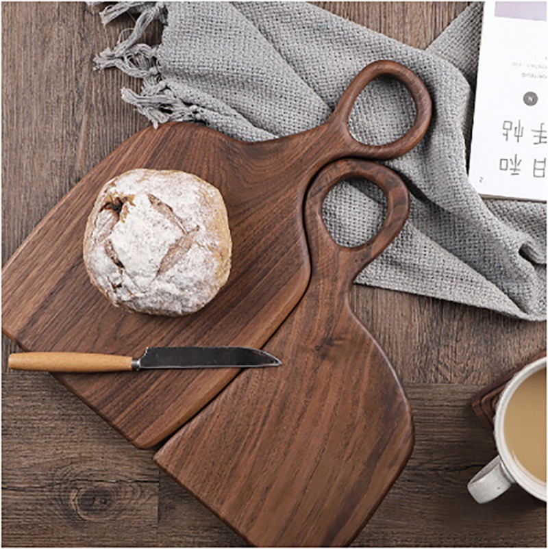 Bread Baking Kitchen Utensils - Black Walnut Solid Chopping Boards Wood