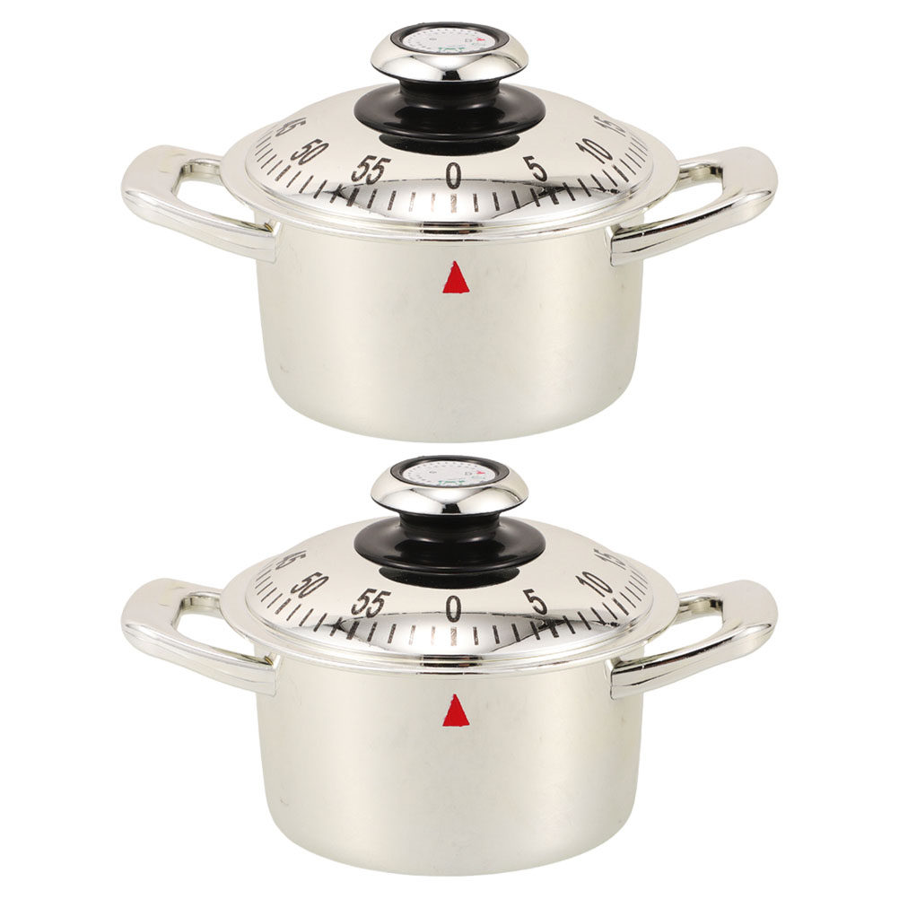 2Pcs Vintage Mechanical Kitche - Kitchen Baking Timer ulasan dan harga