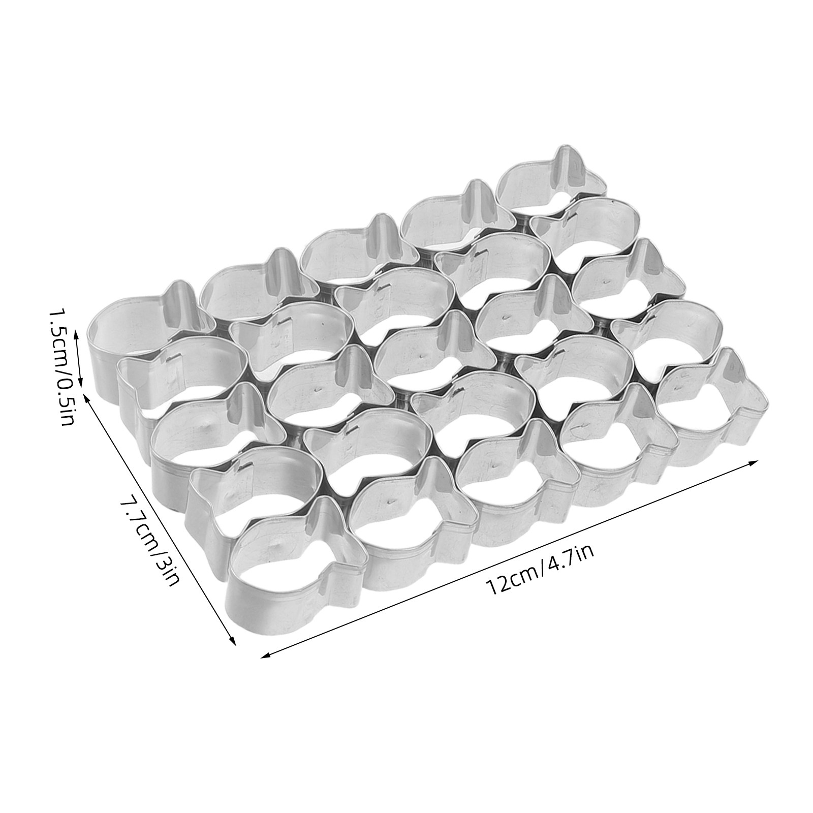 2Pcs Fish Cookie Cutter Stainl - Kitchen Baking Gadgets ulasan dan harga