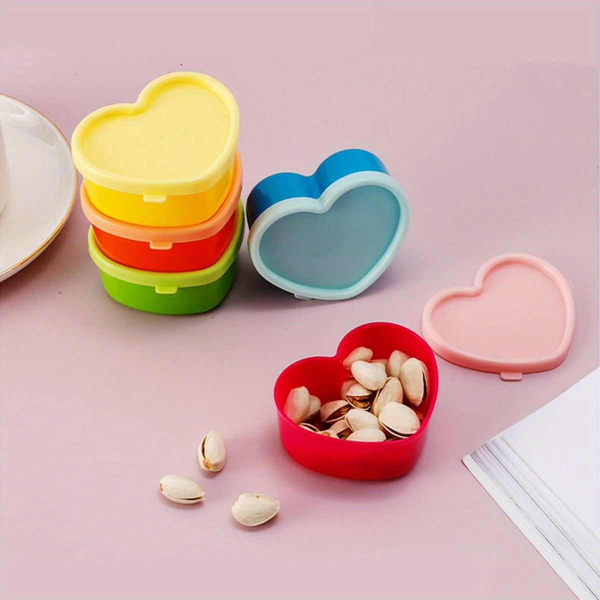 5PCS Mini Lunch Box Condiment  - Kitchen Baking Tray Organizer ulasan dan harga
