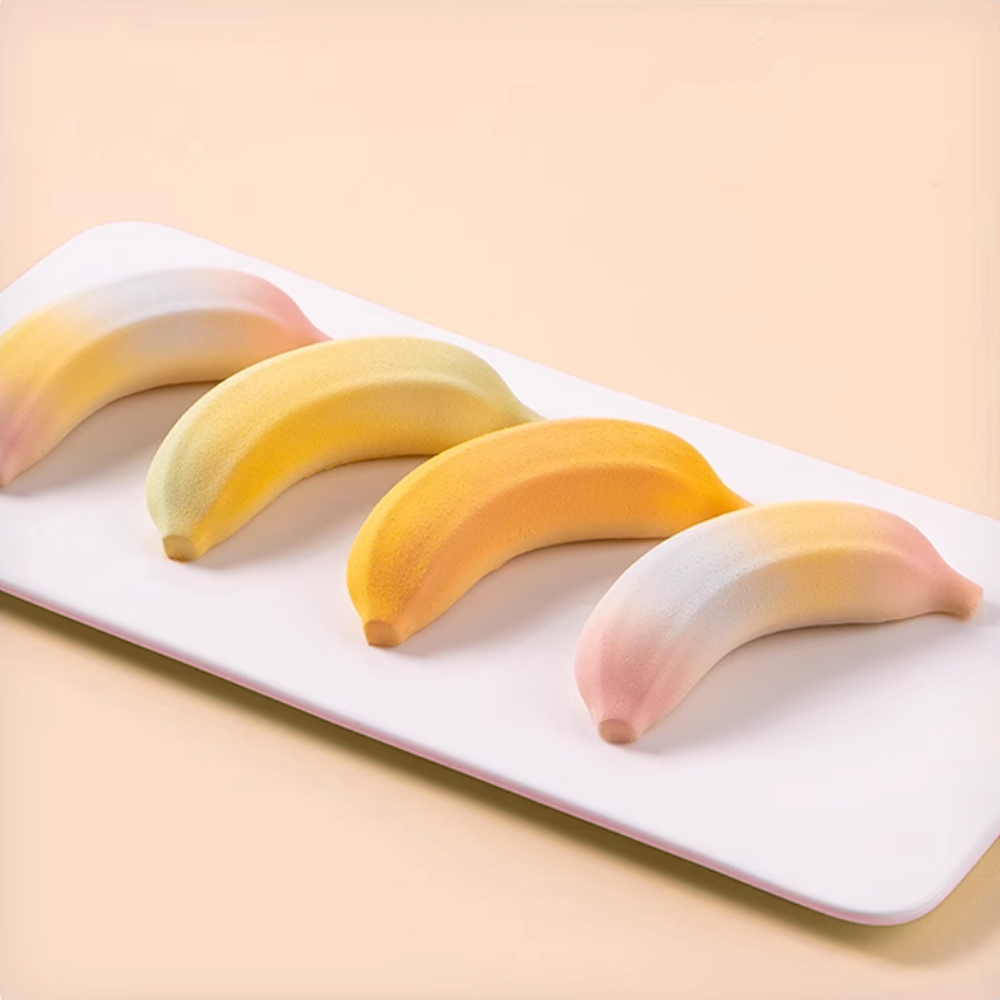 6 or 12 Cells Banana Design Si - Kitchen Baking Gadgets ulasan dan harga