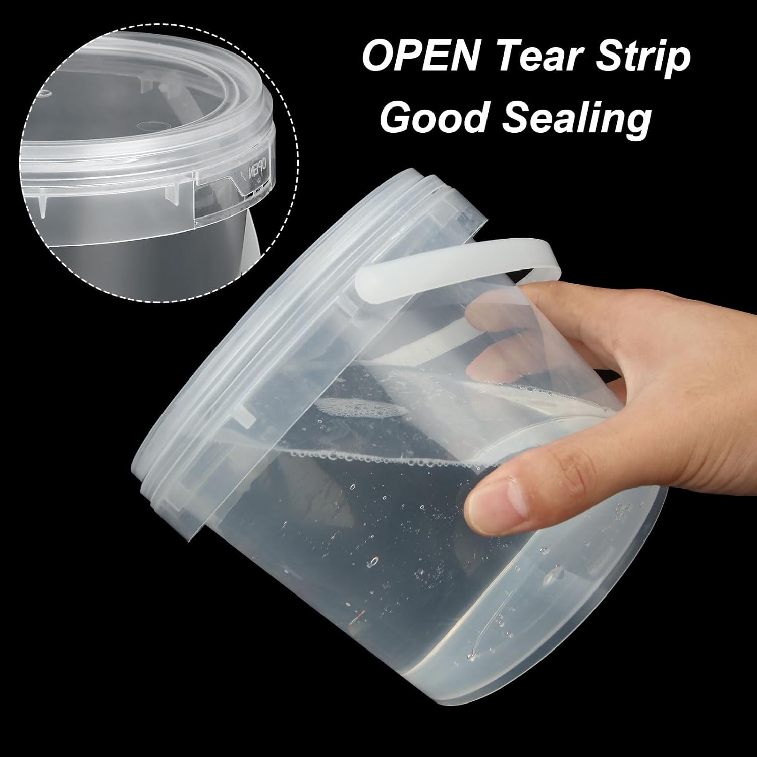Plastic Round Sealable Storage - Kitchen Baking Tray Organizer ulasan dan harga