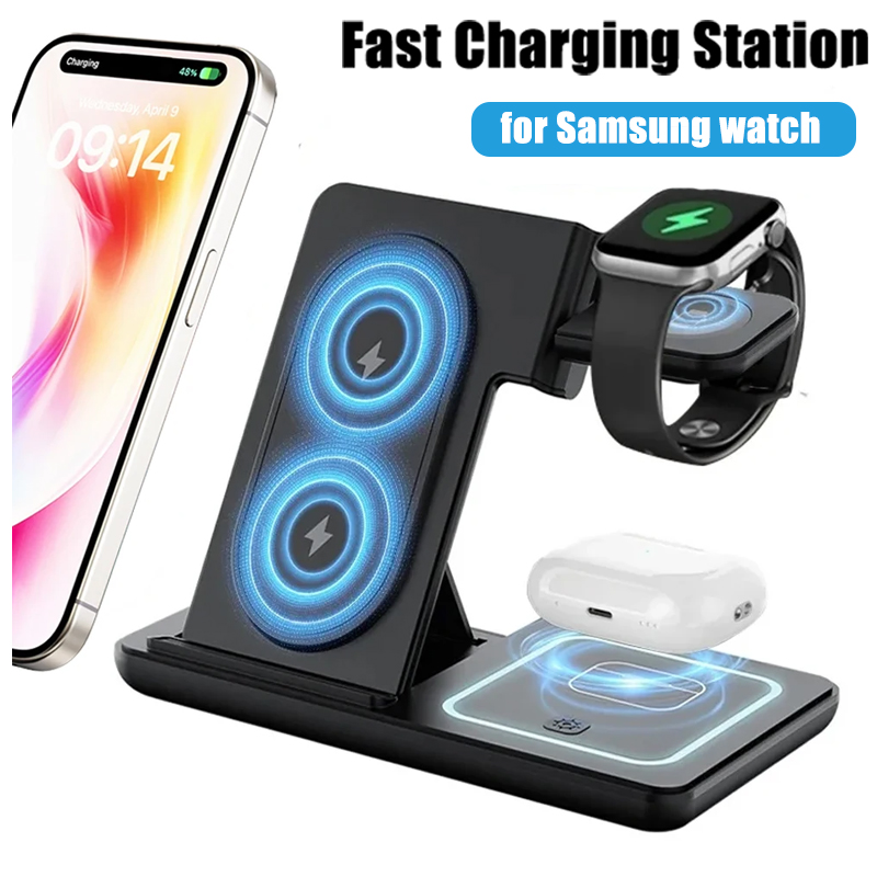 3 in 1 Foldable Wireless Charg - Cooling Rack Wire ulasan dan harga