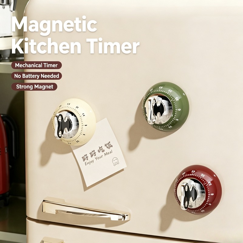 Magnetic Kitchen Timer Mechani - Kitchen Baking Timer ulasan dan harga