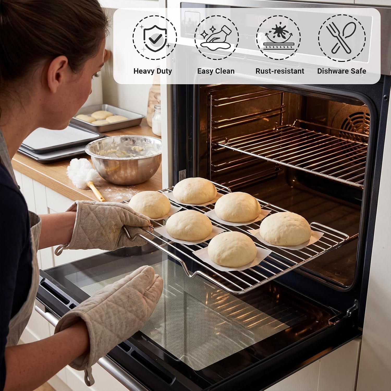 2 Pack Cooling Racks, 5L x 10. - Cooling Rack Wire ulasan dan harga
