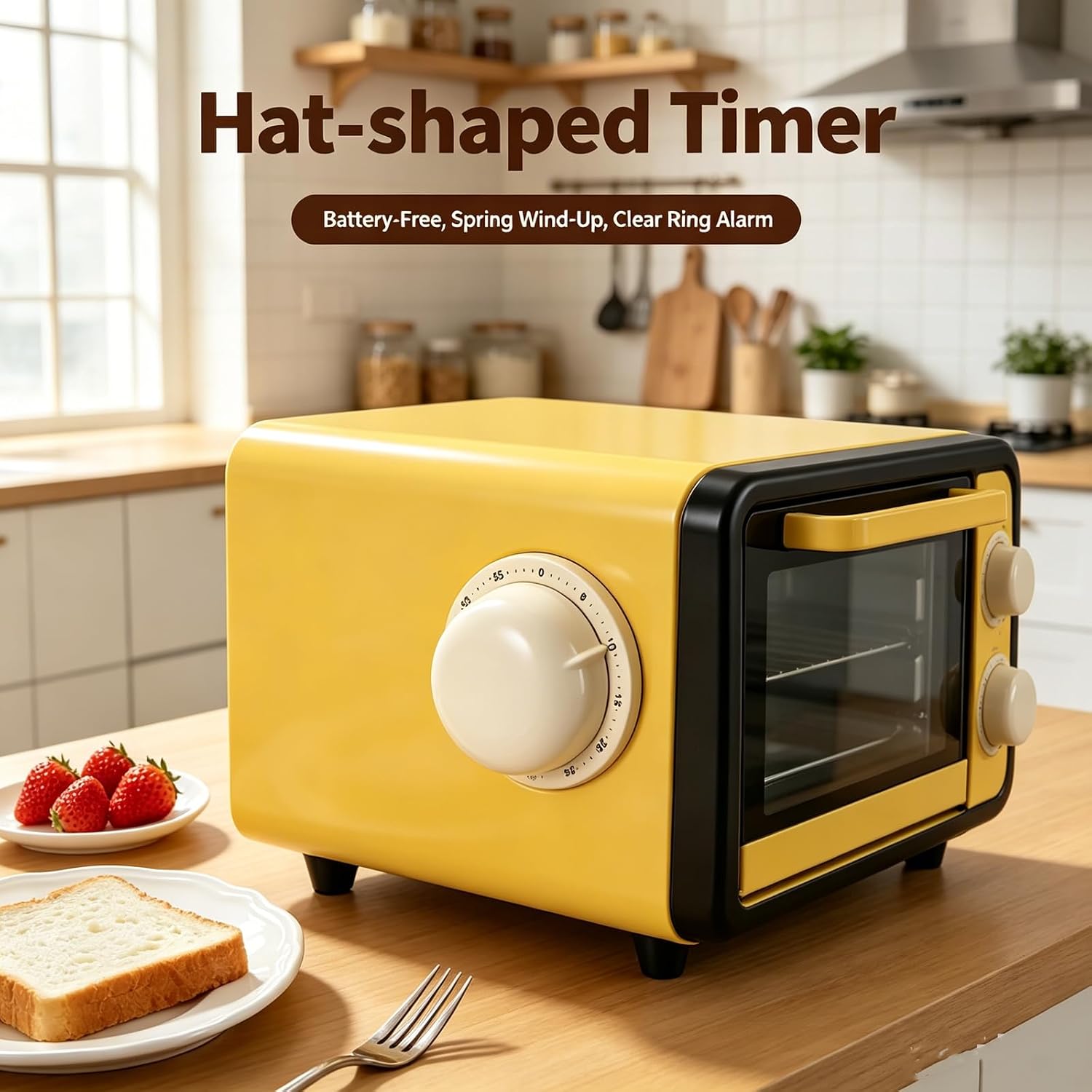 Mechanical Kitchen Timer with  - Kitchen Baking Timer ulasan dan harga