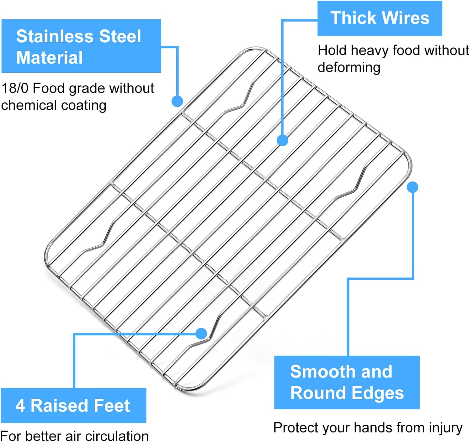 P&P CHEF 9.7' x 7.3' Cooling B - Cooling Rack Wire ulasan dan harga